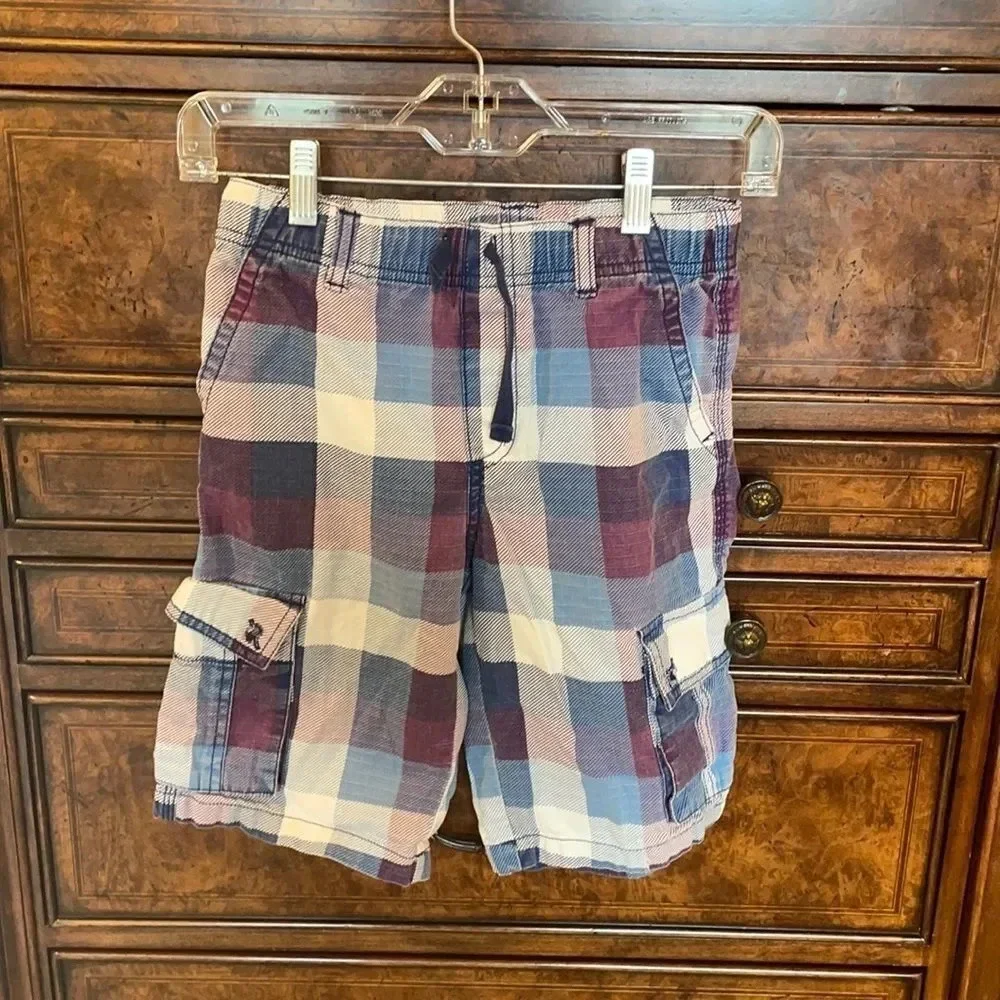 Gymboree boys plaid shorts